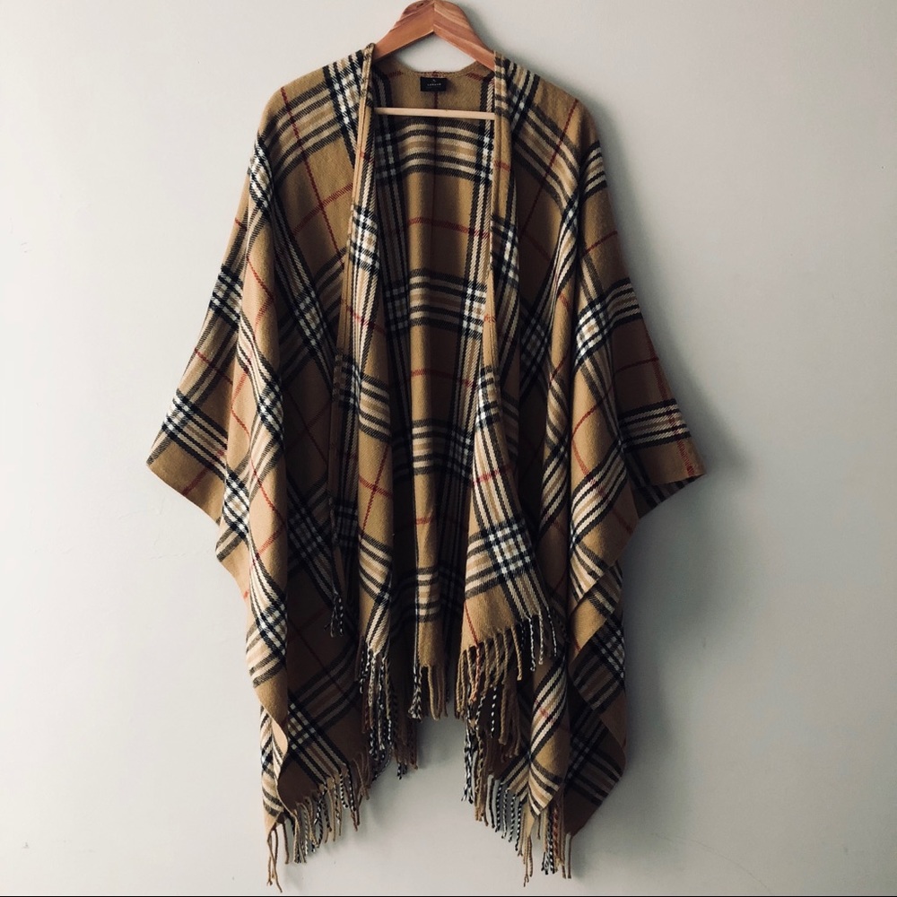 Burberry pattern, shawl/kimono